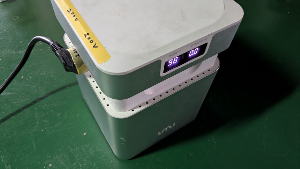 回路用電源の出力電圧測定 0V(故障確定)